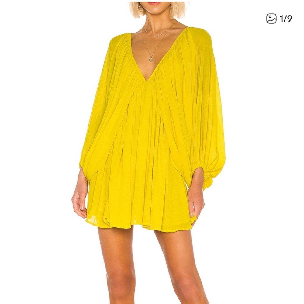 Tularosa Nola Dress in Vibrant Yellow